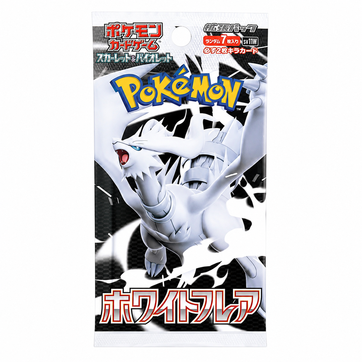 Pokémon White Flare SV11W – Bustina Singola – Giapponese JAP – 7 Carte