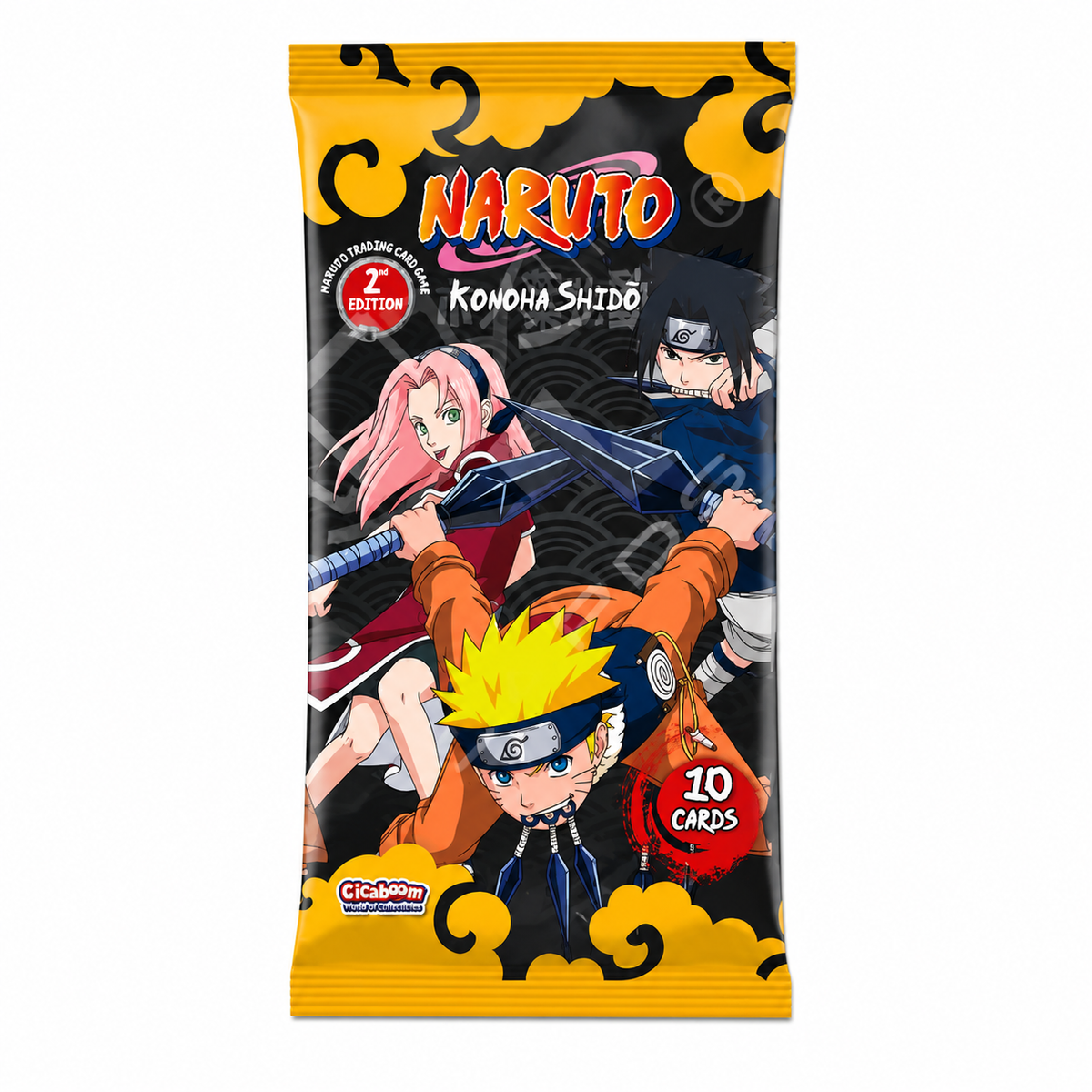 Naruto Mythos Trading Card Game Konoha Shido – 2nd Edition – Bustina Singola 10 Carte