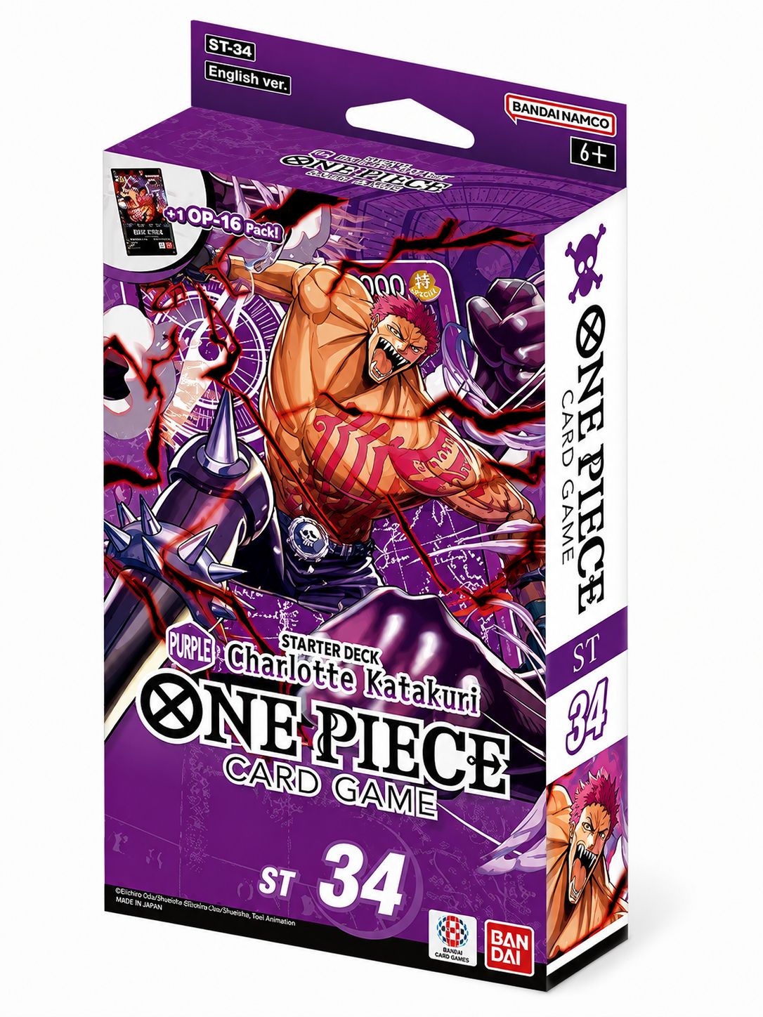 One Piece Card Game ST-34 Starter Deck Purple Charlotte Katakuri – English Version – ENG