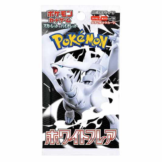 Pokémon White Flare SV11W – Bustina Singola – Giapponese JAP – 7 Carte