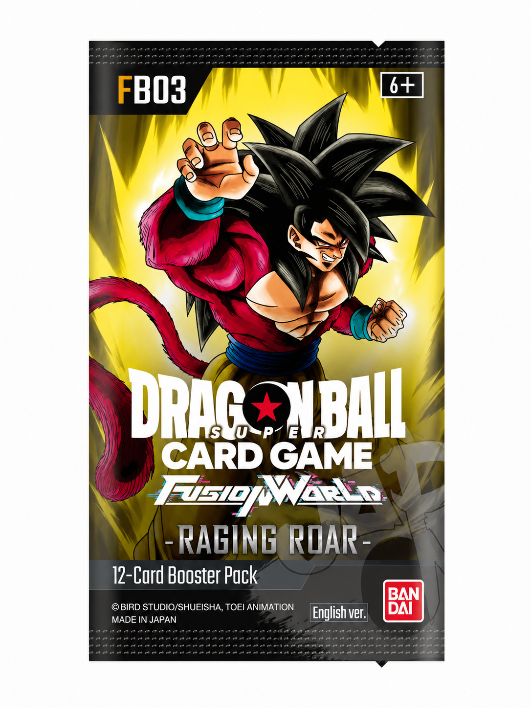 Dragon Ball Super Card Game Fusion World FB03 Raging Roar – Bustina Singola – ENG