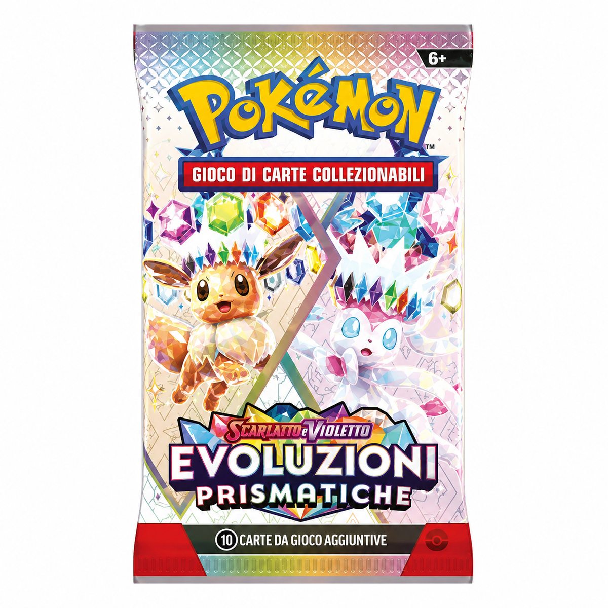 Pokémon Evoluzioni Prismatiche – Bustina Singola 10 Carte – Scarlatto e Violetto – ITA