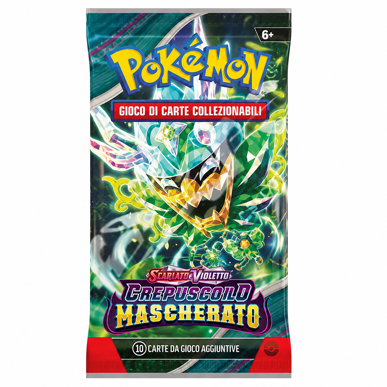 Pokémon Crepuscolo Mascherato – Bustina Singola 10 Carte – Scarlatto e Violetto – ITA