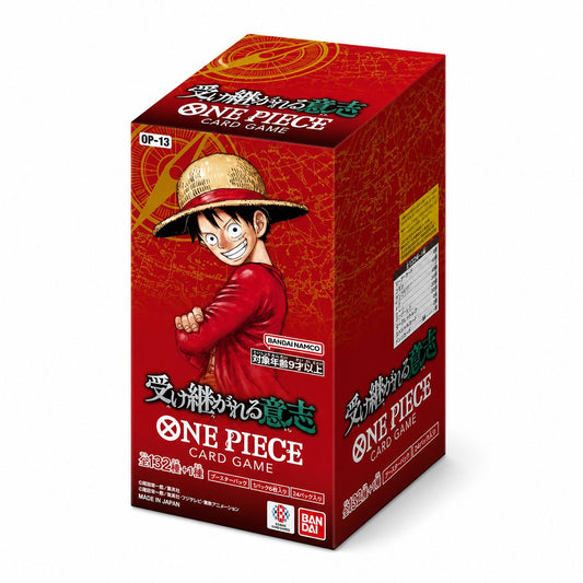 One Piece Card Game OP-13 Carrying on His Will – Booster Box Giapponese – 24 Buste