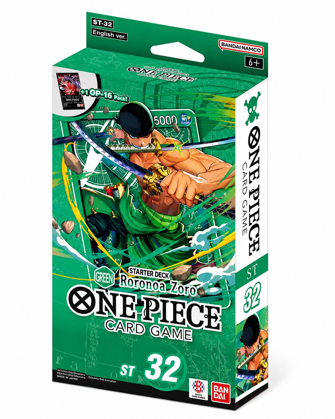 One Piece Card Game ST-32 Starter Deck Green Roronoa Zoro – English Version – ENG