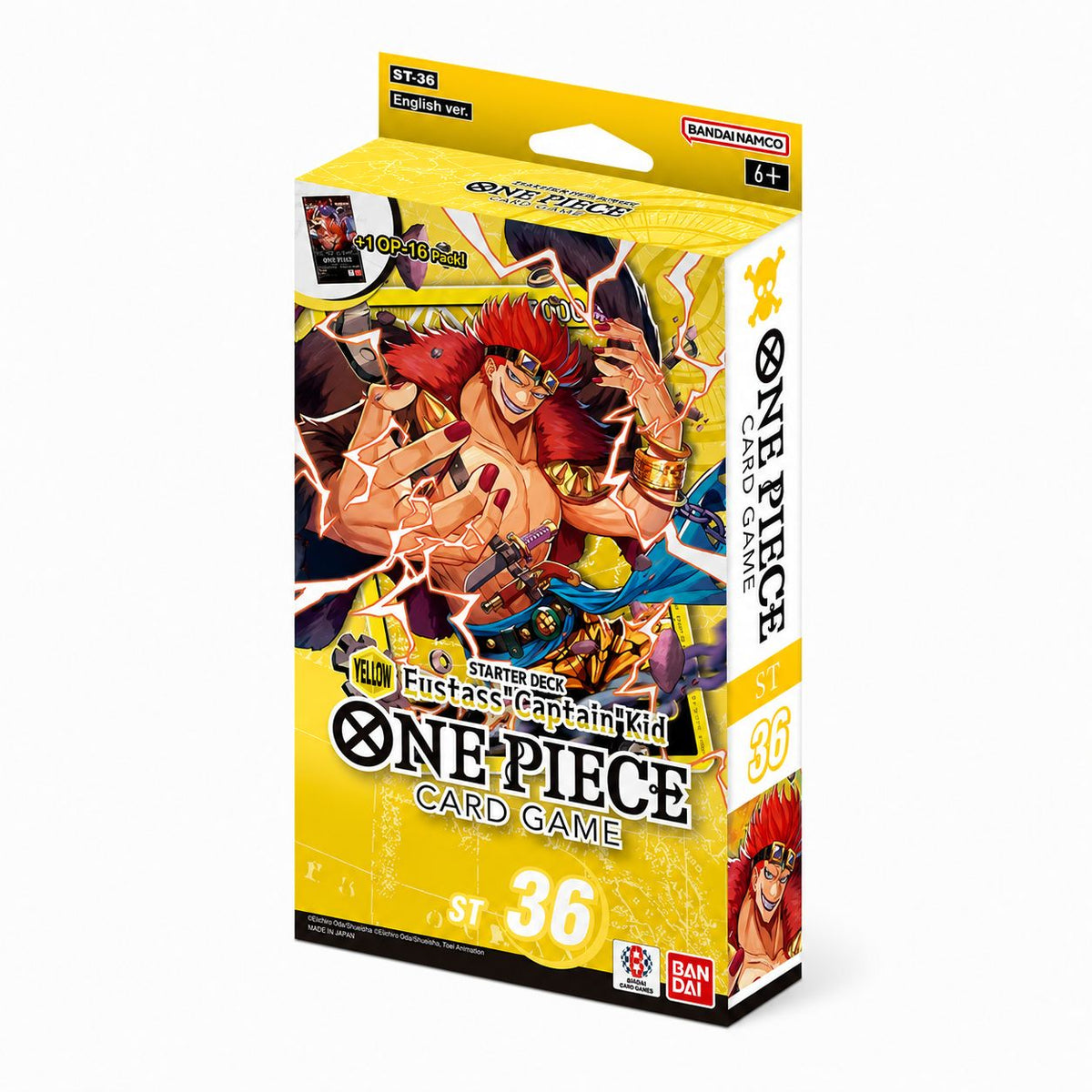 One Piece Card Game ST-36 Starter Deck Yellow Eustass “Captain” Kid – English Version – ENG
