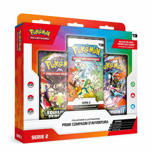 Pokémon Collezione Illustrazione Primi Compagni d'Avventura Serie 2 | Prodotto Ufficiale Pokémon ITALIANO