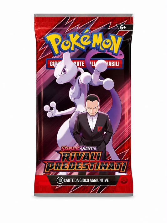 Pokémon Gioco di Carte Collezionabili Rivali Predestinati 10 Carte da Gioco Aggiuntive per Sciarlatto e Viuljetto