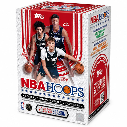 Topps NBA Hoops 2025/26 Basketball | Box Sigillato | Carte da Collezione NBA