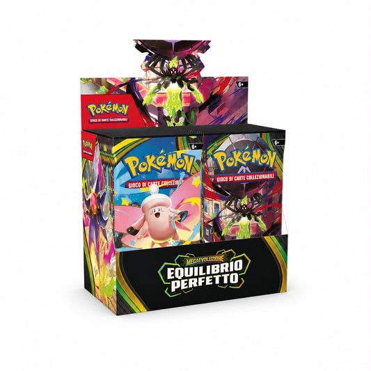 POKÉMON DISPLAY 36 BUSTINE EQUILIBRIO PERFETTO ITALIANO  SEALED BOX TCG ORIGINALE CARTE RARE