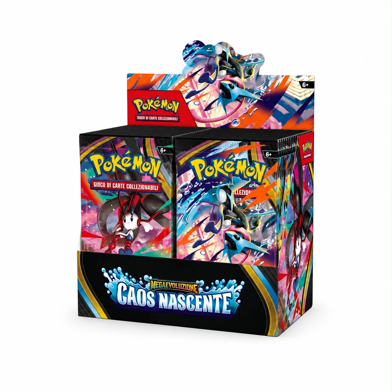 Pokémon Display 36 Bustine Caos Nascente ITA | Box Ufficiale Sigillato Mega Evoluzione