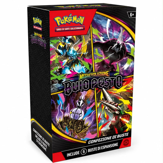 Confezione Pokémon Megaevoluzione Buio Pesto | 6 Bustine | Edizione Italiana